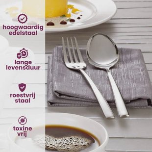 Villeroy & Boch Bestekset Piemont - 18/10 RVS - 16-delig / 4 personen