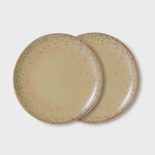 HKLIVING ontbijtbord 70s (Ø22 cm) (set van 2)
