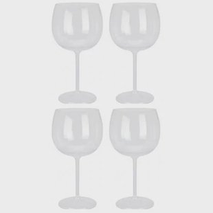 Cookinglife Gin Tonic Glazen Kunststof - CampVibe - Outdoor - Onbreekbaar - 570 ml - 4 Stuks