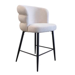 Giga Meubel Barkruk Félix - Taupe - Zithoogte 75cm - Set van 2