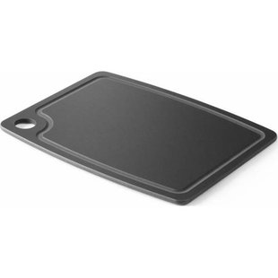 Hendi Snijplank antislip - vaatwasserbestendig - zwart houtvezel - 37 x 27.5 cm
