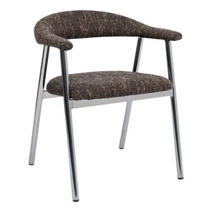 Giga Meubel Eetkamerstoel Sorø - Donkerbruin/Chrome - Set van 2