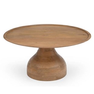 Giga Meubel Salontafel Joji - Rond - Mangohout - 80cm