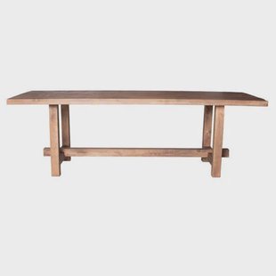 Giga Meubel Eettafel Frans - Rechthoek Donkerbruin Hout - 240x100x76cm