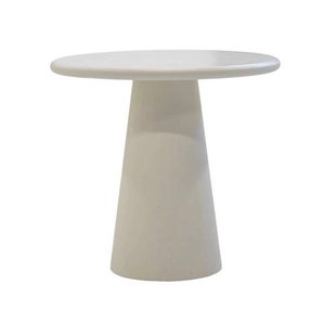 Giga Meubel Eettafel Brunn - Rond Beige Eco Composiet - 80cm