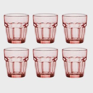 Bormioli Rocco Waterglazen Rock Bar - Oranje - 270 ml - 6 stuks