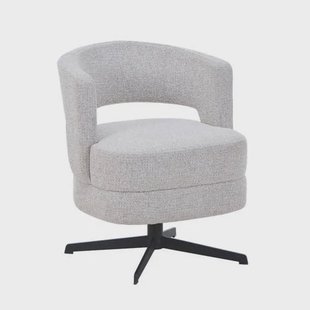 Giga Meubel Eetkamerstoel Lave - Taupe - Draaibaar - Set van 2