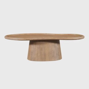 Giga Meubel Salontafel Estella - Organisch Naturel Mangohout - 130x60x39cm