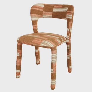 Giga Meubel Eetkamerstoel Mala - Terracotta Stof - Set van 2