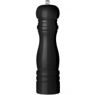 Cookinglife Pepermolen Rocca Zwart Glanzend - RVS Molen - 21.5 cm