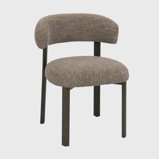 Giga Meubel Eetkamerstoel Alamo - Taupe/Brons - Set van 2