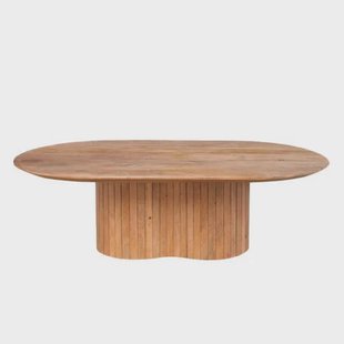 Giga Meubel Salontafel Ava - Naturel Mangohout - 120x70x35cm