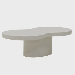 Giga Meubel Salontafel Olive Organisch - Beige - 120x65x39cm