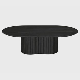 Giga Meubel Salontafel Ava - Ovaal - Mangohout - 120cm
