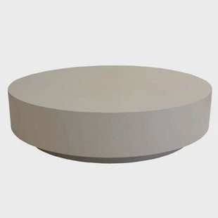 Giga Meubel Salontafel Bergby Rond - Beige - 120x120x30cm