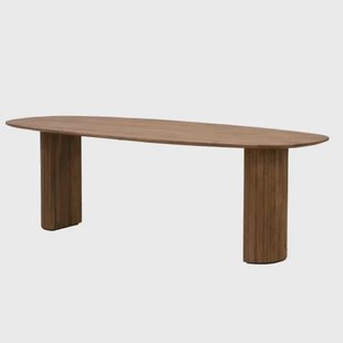 Giga Meubel Eettafel Feline - Deens Ovaal - Mangohout - 200cm
