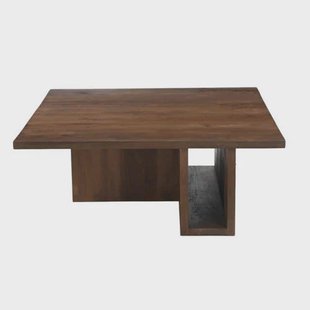Giga Meubel Salontafel Onni - Vierkant Donkerbruin Hout - 85x85x34cm