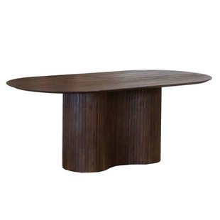 Giga Meubel Eettafel Ava - Ovaal - Mangohout - 300cm