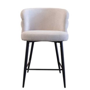 Giga Meubel Barstoel Félix - Taupe - Zithoogte 65cm - Set van 2