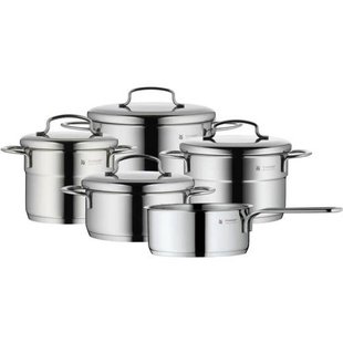 WMF Pannenset Mini - 5 Delig - Kookpan ø 16, 20, 20 en 24 cm en Steelpan ø 16 cm