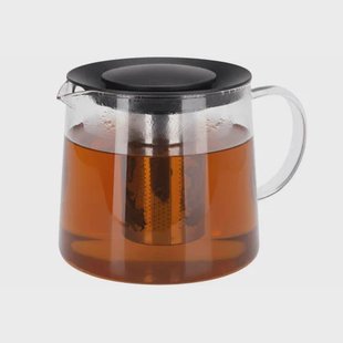 Cookinglife Theepot met RVS Theefilter - Borosilicaat Glas - 1.5 Liter