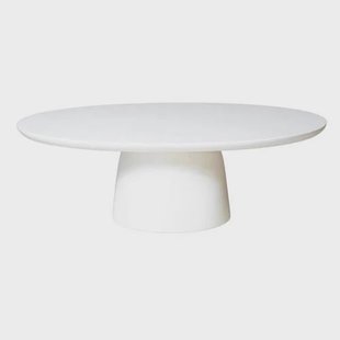 Giga Meubel Salontafel Myrna - Wit Composiet - 120x60x39cm