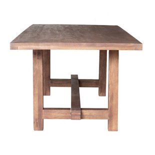 Giga Meubel Eettafel Frans - Rechthoek Donkerbruin Hout - 300x100x76cm