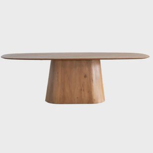 Giga Meubel Eettafel Stijn - Deens Ovaal - Mangohout - 180cm