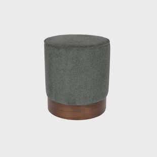 Dutchbone Bellevue Poef Rond Groen