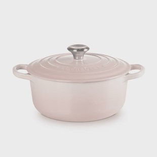 Le Creuset - Signature Braadpan Shell Pink 20 cm