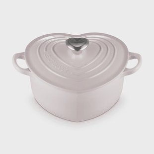 Le Creuset - Braadpan Hart - Shell Pink - 20 cm