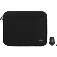 BlueBuilt Laptophoes breedte 41 cm 17 inch M Zwart + Maximus Muis