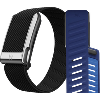 WHOOP MG Life Zwart Abonnement 1 Jaar + WHOOP MG SportFlex Band Blauw
