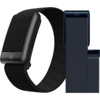 WHOOP 5.0 Peak Zwart Abonnement 1 Jaar + WHOOP 5.0 SuperKnit Luxe Band Donkerblauw