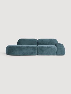 Modulaire teddy boucl&eacute; chaise Wolke (3-zits)