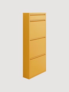 Wand schoenenkast Caruso met opklapbare planken
