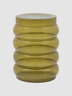 Ronde mondgeblazen bijzettafel Sono