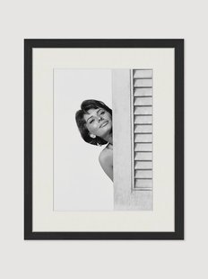 Ingelijste foto Sophia Loren, handgemaakt