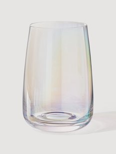 Mondgeblazen longdrinkglazen Ellery, iriserend, 4-delig