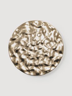 Wandobject Splash met gehamerd oppervlak, &Oslash; 100 cm
