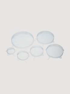 Siliconen dekselset KitchenCraft, 6-delig