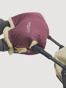 Handwarmer Lotta van lamsvacht, voor kinderwagens