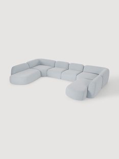 Modulaire boucl&eacute; XL bank Wolke