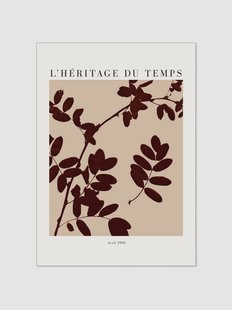 Poster Lheritage Du Temps