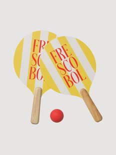 Beachtennisset Frescobol, 3-delig