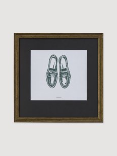 Ingelijste digitale print Shoe