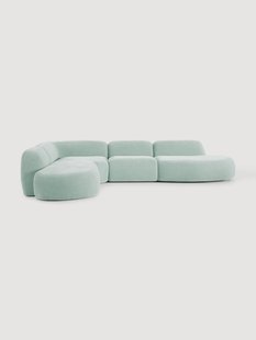 XL modulaire hoekbank Wolke met chaise longue