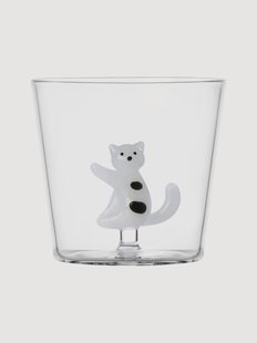 Handgemaakt borosilicaat glas Tabby-kat