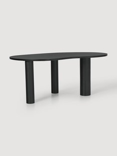 Eettafel Naruto van eikenhout in organische vorm, in verschillende formaten