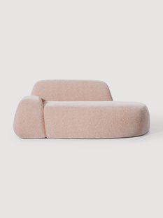 Bank Wolke (2-zits) met chaise longue